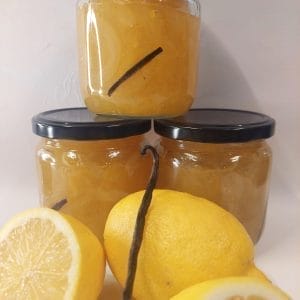Limon reçeli vanilya çubuklu %100 pancar şekeri koruyucu katkı içermez el yapımı