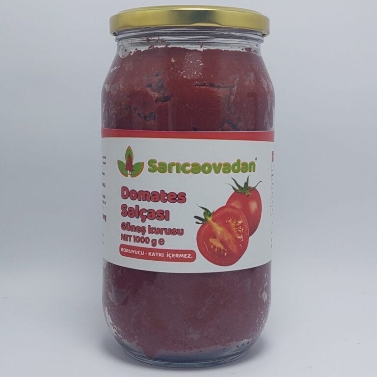 Sarıcaovadan 48 güneş kurusu domates salçası