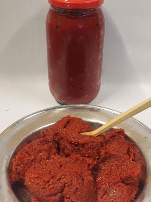 Tatlı Biber Salçası 1 Kg Antep Cam Kavanoz - Görsel 8